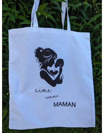 Tote-bag aime comme maman